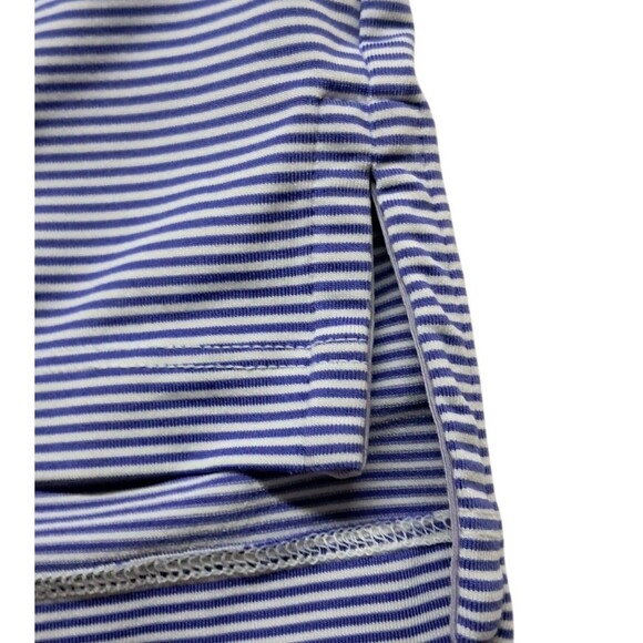 Greyson‎ Polo Shirt Men's XL Blue Striped Golf Short Sleeve Wolf Logo - Picture 7 of 10